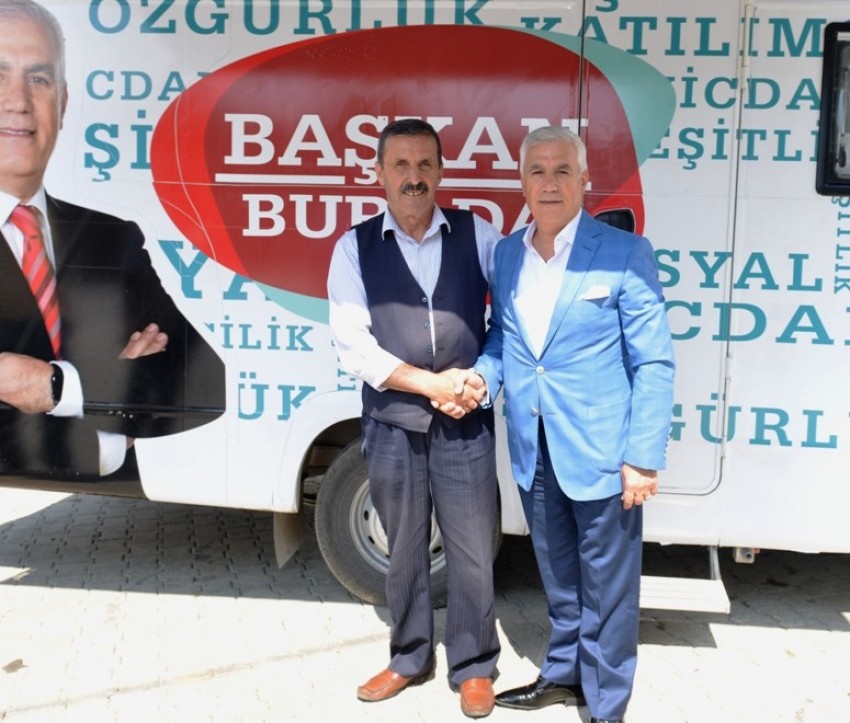 Başkan Mustafa Bozbey, Kadriye Mahallesi'nde