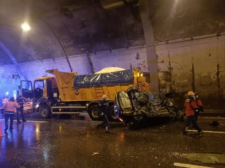 Bolu Dağı Tüneli’nde zincirleme kaza: 1 ölü 6 yaralı
