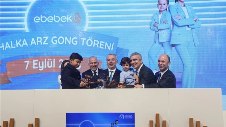 Borsa İstanbul’da gong 3,9 milyon talep gelen ebebek için çaldı