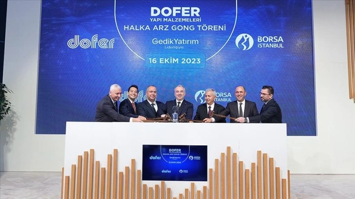 Borsa İstanbul'da gong, Dofer Yapı için çaldı