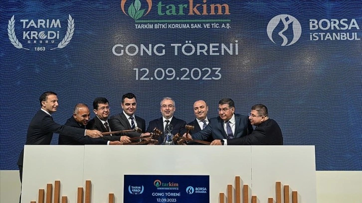 Borsa İstanbul'da gong Tarkim Bitki Koruma Sanayi ve Ticaret AŞ için çaldı