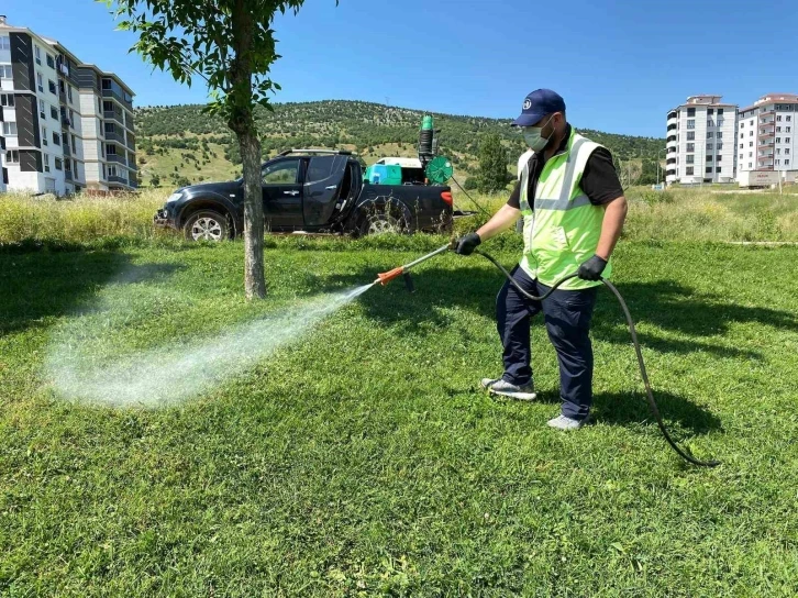 Bozüyük’te haşere mücadelesi kene ilaçlaması ile sürüyor
