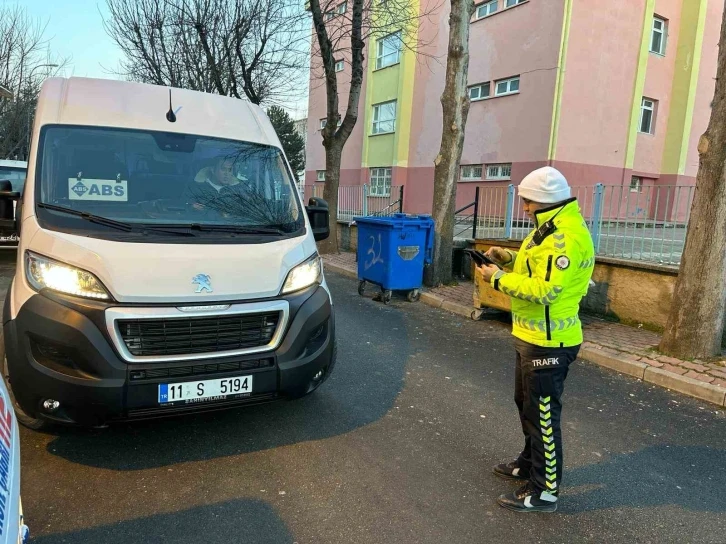 Bozüyük’te okul servisleri denetim altında
