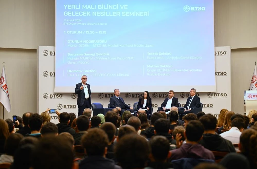 BTSO yerli malı bilinci ve gelecek nesiller seminerine ev sahipliği yaptı