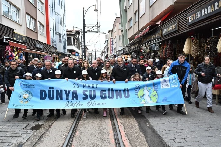 Bursa Büyükşehir Belediyesi "22 Mart Dünya Su Günü" yürüyüşü