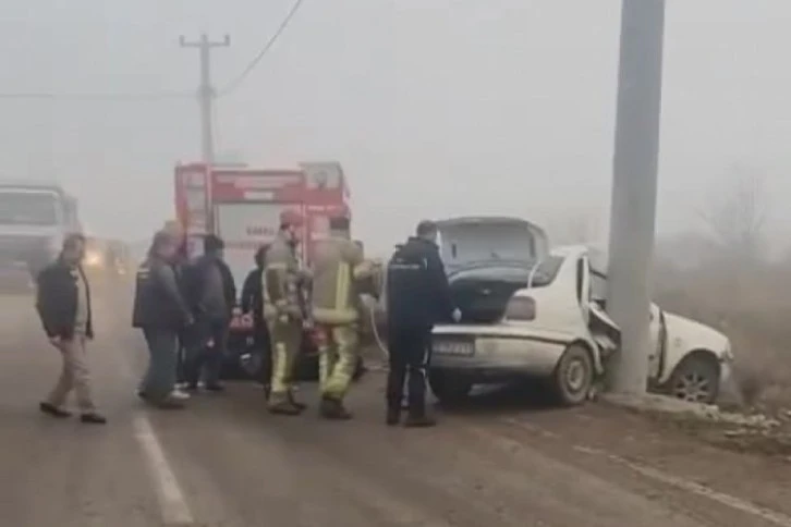 Bursa’da trafik kazası: 1 ölü 1 yaralı 