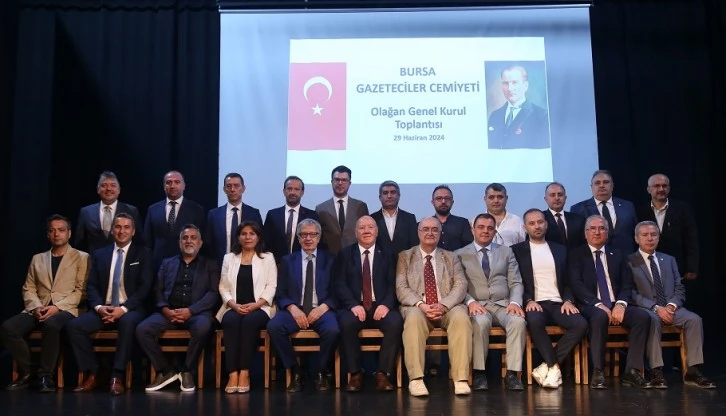 Bursa Gazeteciler Cemiyeti Başkanı Nuri Kolaylı güven tazeledi