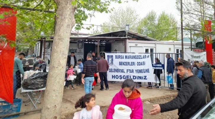 Bursa Marangozlar Odası iftar bereketine İslahiye’ye taşıdı