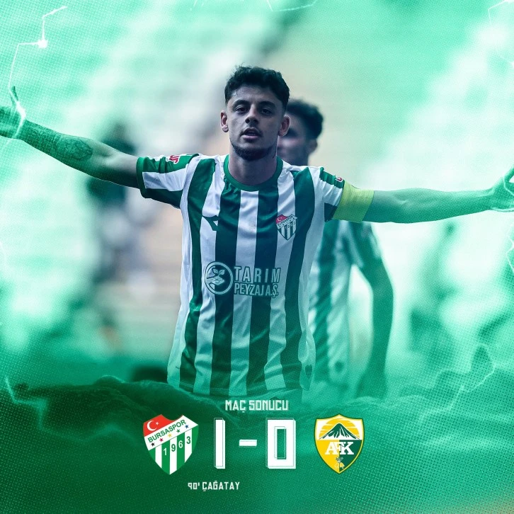 Bursaspor 3 puanı kaptı!