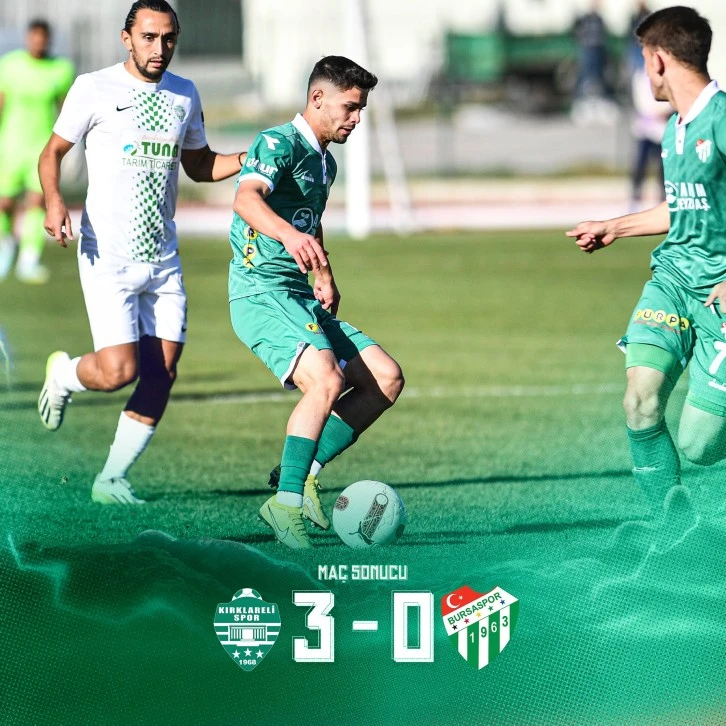 Bursaspor Kırklareli'nden eli boş dönüyor!