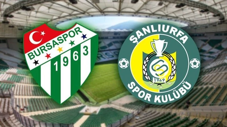 Bursaspor Şanlıurfaspor'u ağırlıyor 