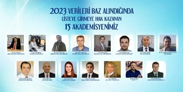 BUÜ’lü 15 akademisyen dünyanın en başarılı bilim insanları listesinde