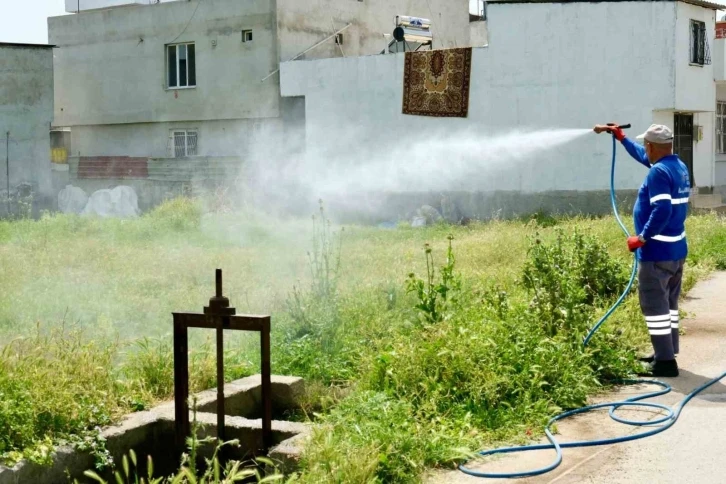 Büyükşehir; 450 personel, 100 araç ile haşereyle mücadele ediyor
