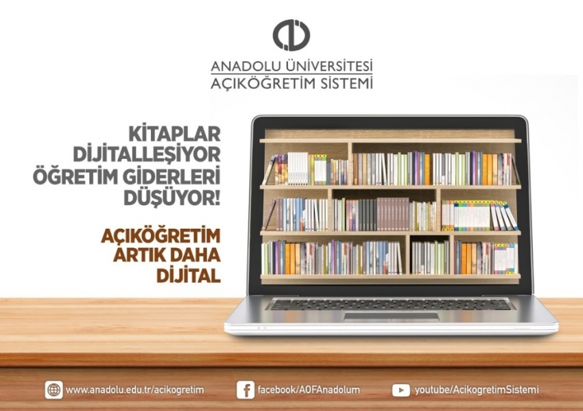 Açıköğretim Fakültesinde ’dijital kitap’ devrimi