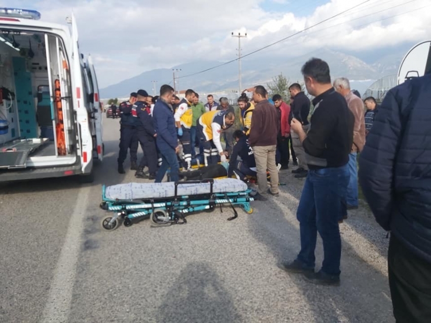 Antalya’da trafik kazası: 2 yaralı