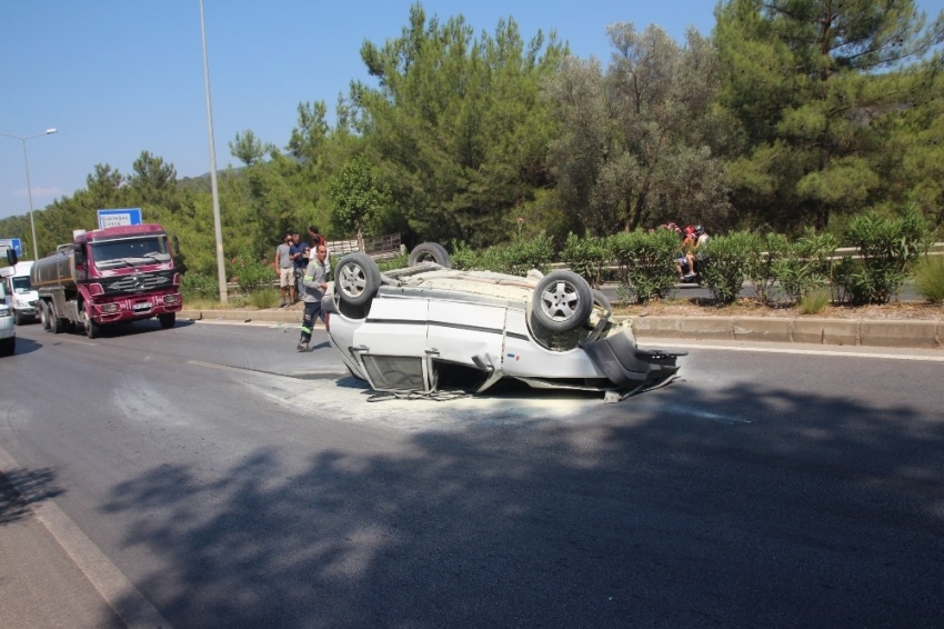 LPG yüklü tankere arkadan çarptı