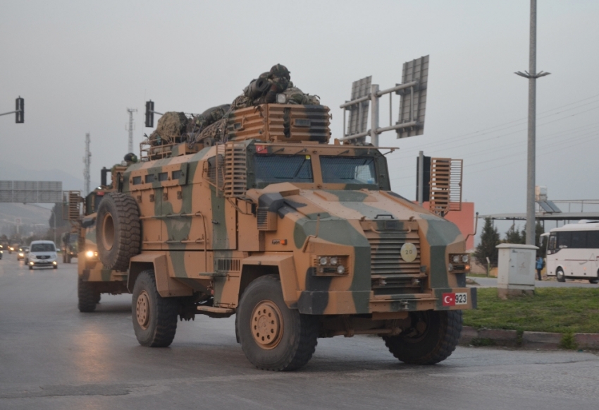 Hatay’a giriş yapan komandolar sınır birliklerine ulaştı