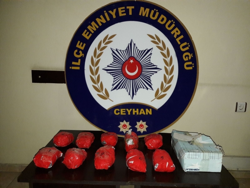 Adana’da 5 kilo 150 gram eroin ele geçirildi