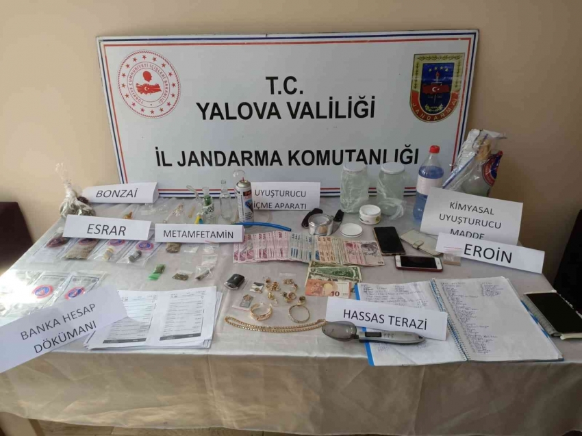 Yalova’da uyuşturucu operasyonunda 3 gözaltı