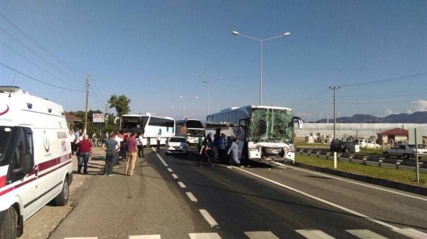 Ordu’da zincirleme kaza: 15 yaralı