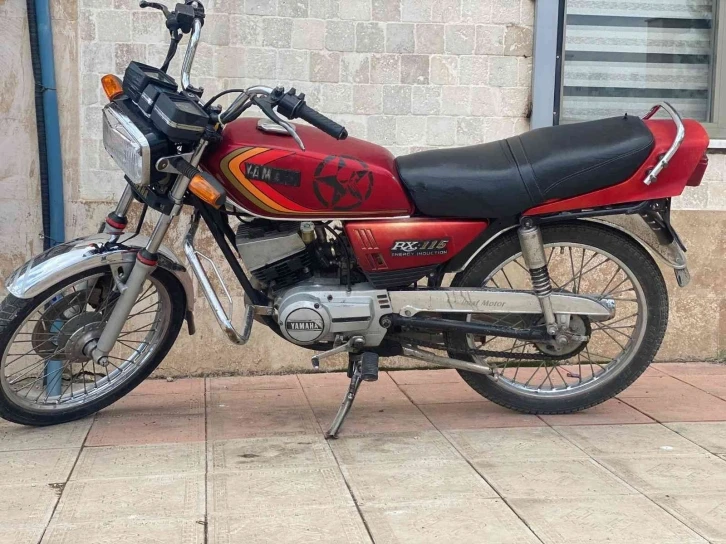 Çalınan motor terk edilmiş halde bulundu
