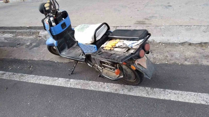 Çalıntı motosiklet terk edilmiş vaziyette bulundu
