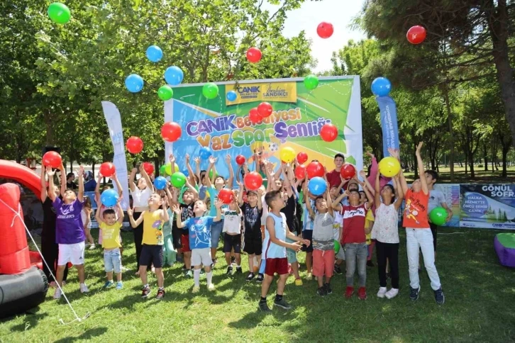 Canik’te çocuklar sporla buluştu
