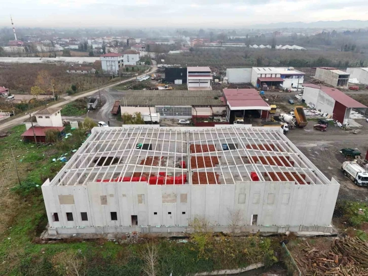 Çarşamba Birinci Sınıf Atık Getirme Merkezinde sona gelindi
