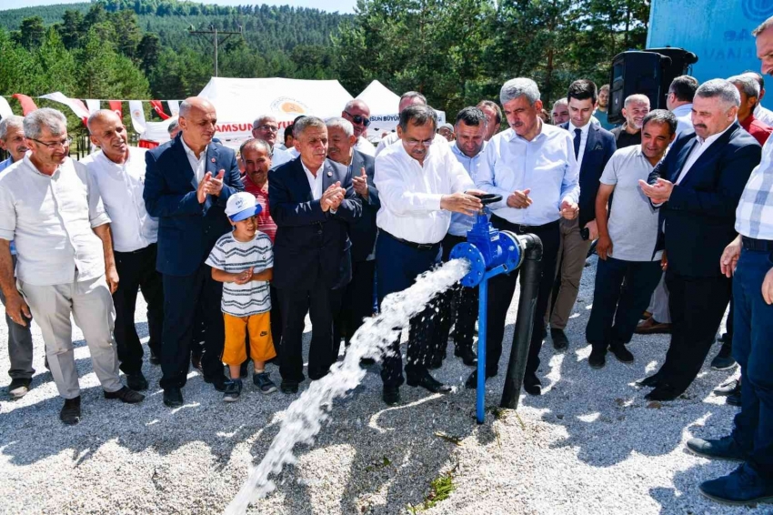 60 yıllık su sorunu çözüldü