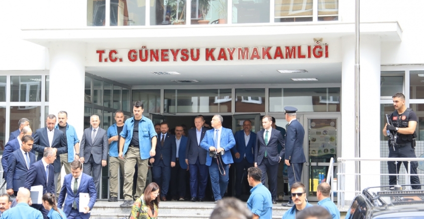 Cumhurbaşkanı Erdoğan Rize’den ayrıldı