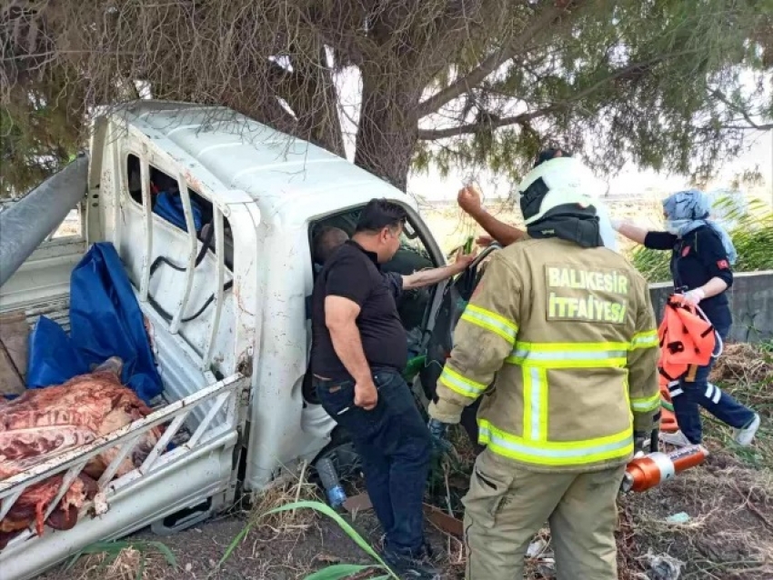 Bandırma Bursa Yolunda trafik kazası