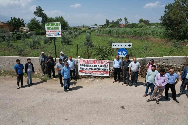 Cenaze yemeği geleneği ortak kararla bir mahallede daha son buldu
