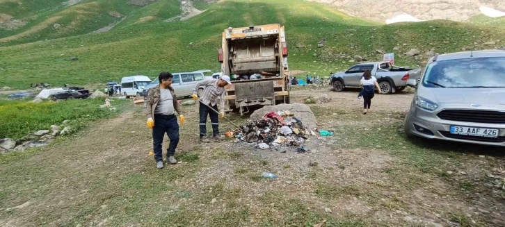 Cennet ve Cehennem Vadisi çöpten temizlendi