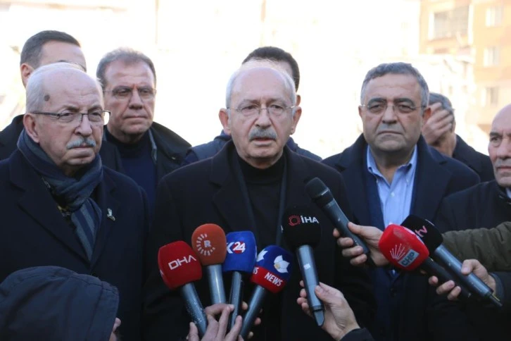 CHP Genel Başkanı Kılıçdaroğlu Diyarbakır'da deprem bölgesinde