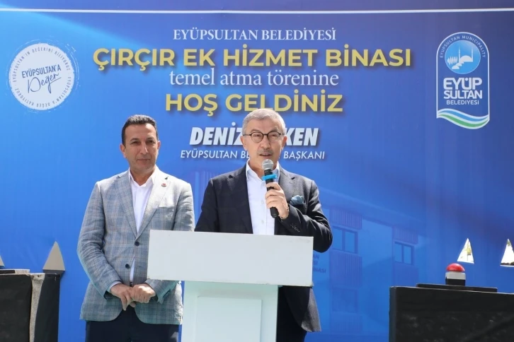 Çırçır’da Eyüpsultan Belediyesi ek hizmet binasının temeli atıldı
