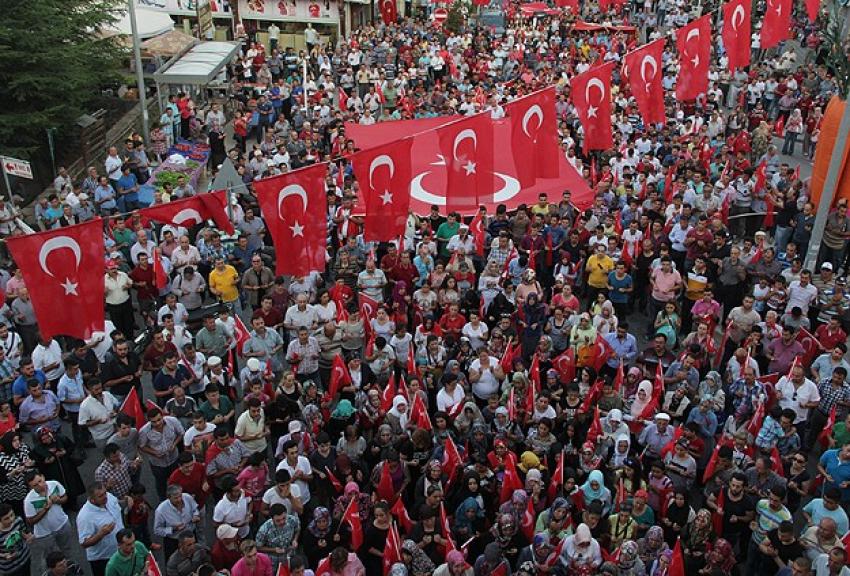 Ankara'da teröre lanet yürüyüşü