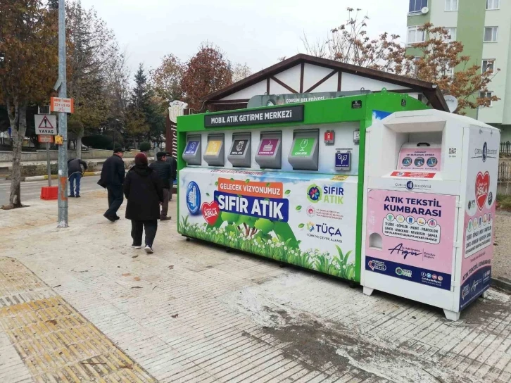 Çorum’da mobil atık getirme merkezlerinin sayısını artırdı
