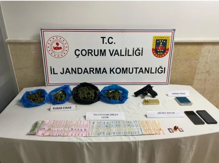 Çorum’da uyuşturucu operasyonu
