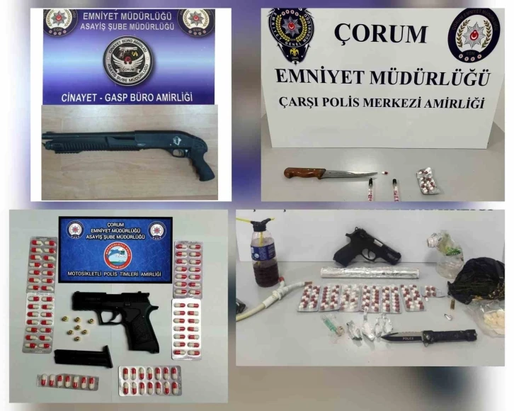 Çorum polisinden "şok" denetim
