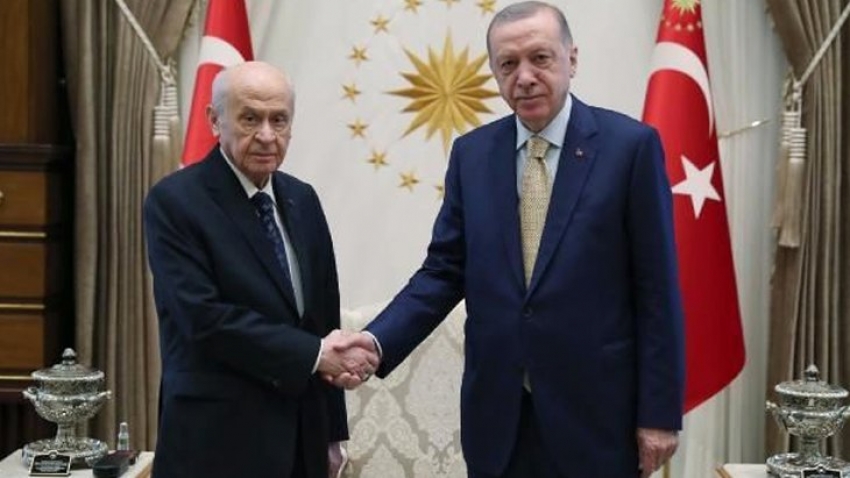 Erdoğan ve Bahçeli görüşmesinde ele alınan konular