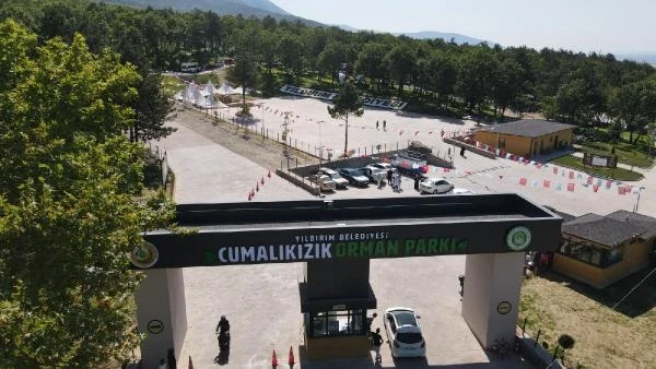 Cumalıkızık Orman Parkı’na yoğun ilgi