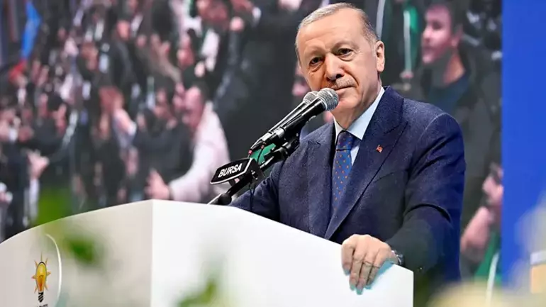 Cumhurbaşkanı Erdoğan, Bursa AK Parti 8. Olağan İl Kongresi'nde