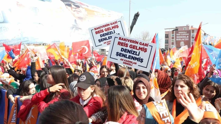 Cumhurbaşkanı Erdoğan, Denizli’de