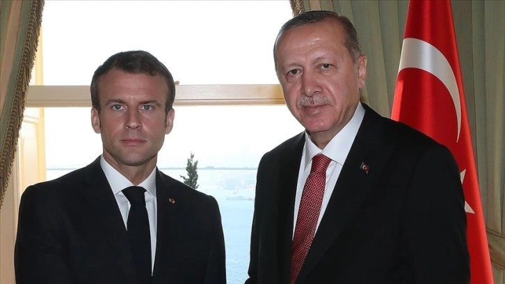 Cumhurbaşkanı Erdoğan, Fransa Cumhurbaşkanı Macron ile görüştü