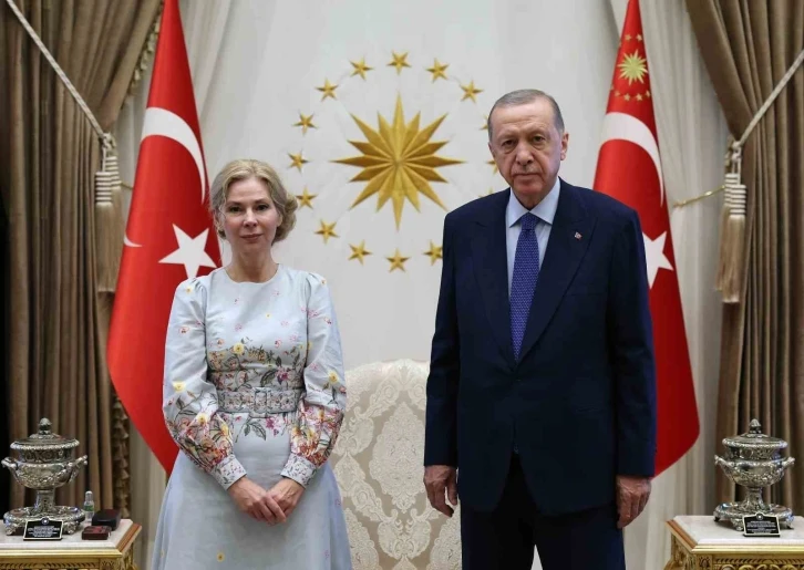 Cumhurbaşkanı Erdoğan, İsveç Büyükelçisi Malena Mard’ı kabul etti