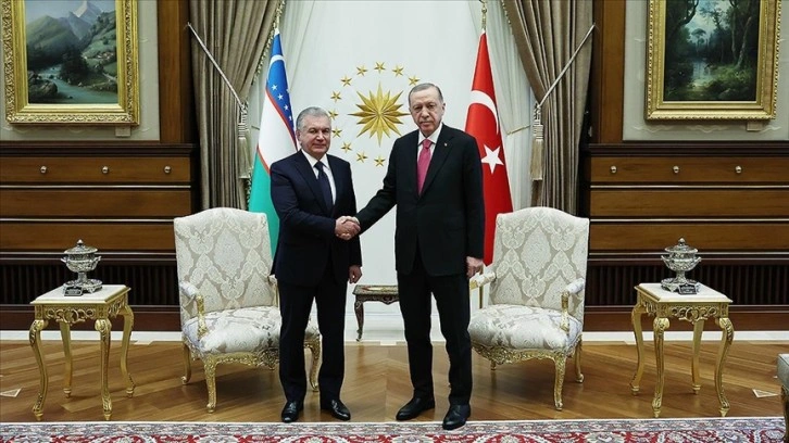 Cumhurbaşkanı Erdoğan, Özbekistan Cumhurbaşkanı Mirziyoyev ile telefonda görüştü