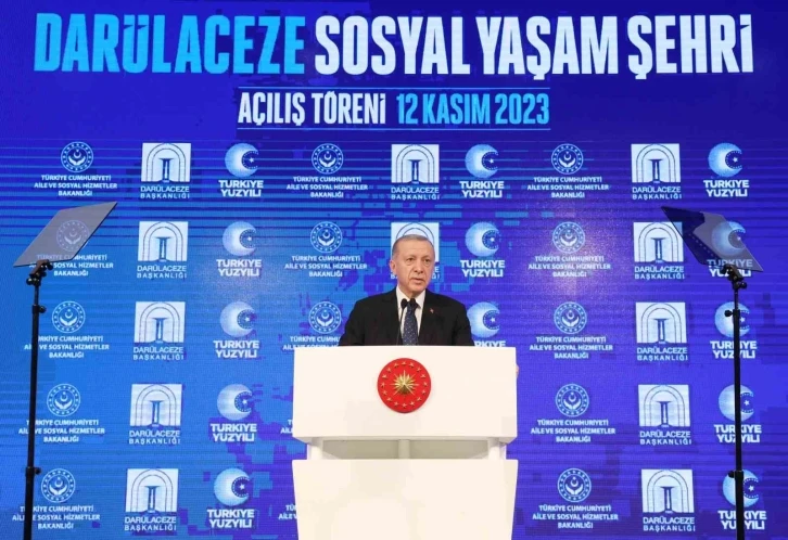 Cumhurbaşkanı Erdoğan: "Darülaceze ayrım yapmadan tüm düşkünlere kucak açan sembol bir kurumdur"
