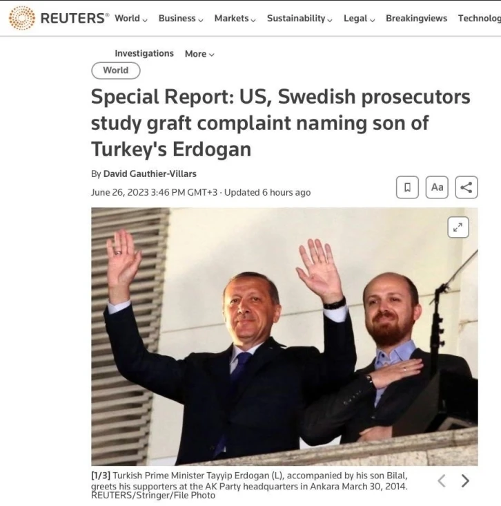 Cumhurbaşkanlığı İletişim Başkanlığı’ndan Reuters’a tepki
