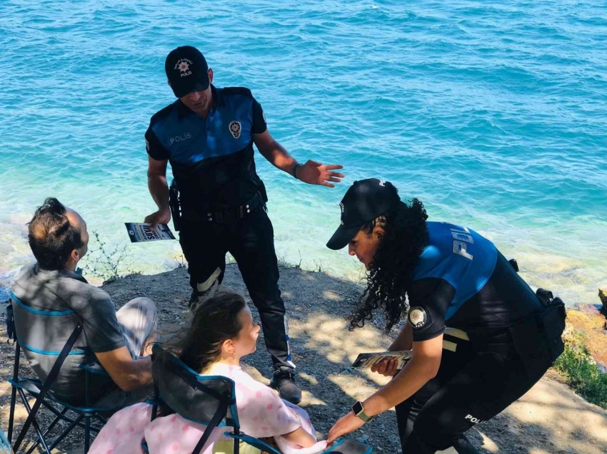 Polisten boğulmalara karşı uyarı