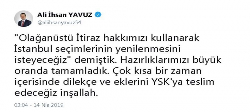 AK Parti’den ‘olağanüstü’ itiraz açıklaması